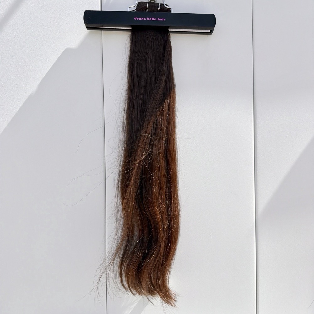 Donna Bella Hybrid Weft Extension Full Pack 22" Retired Hybrid Design Brown #2